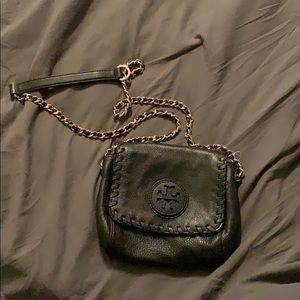 NWT Tory Burch Marion Small Crossbody Black